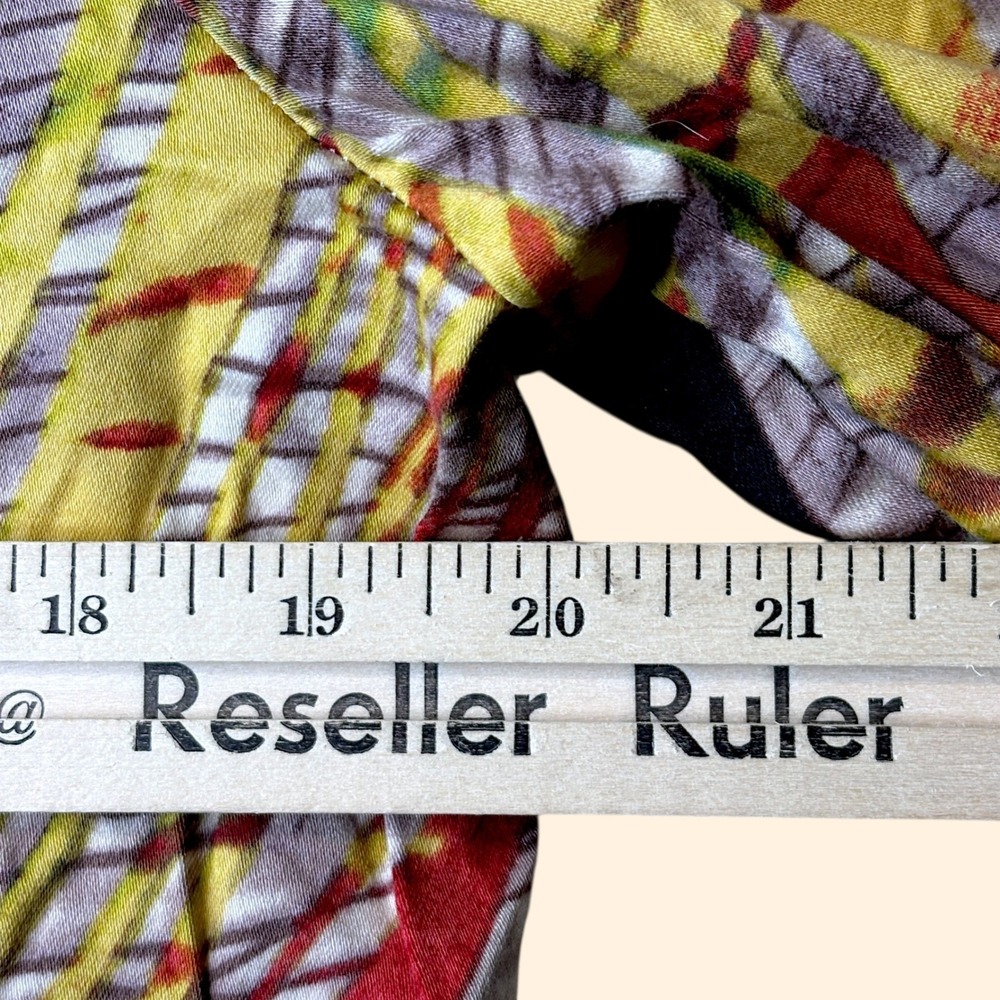 Drapers‎ & Damons Womens XL Jacket Geometric Print Art to Wear Artsy Safari - Picture 6 of 10